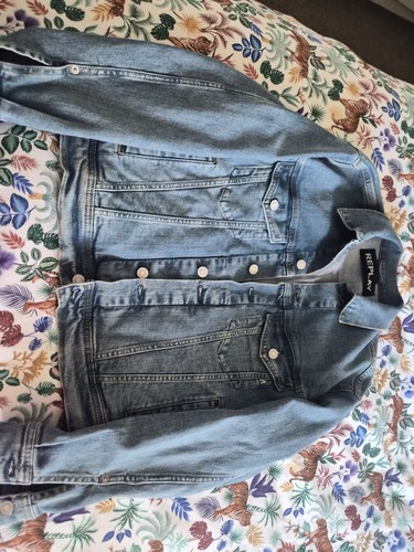 Replay denim jacket size - denim,