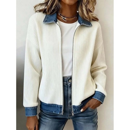 Women zip long sleeve - up,