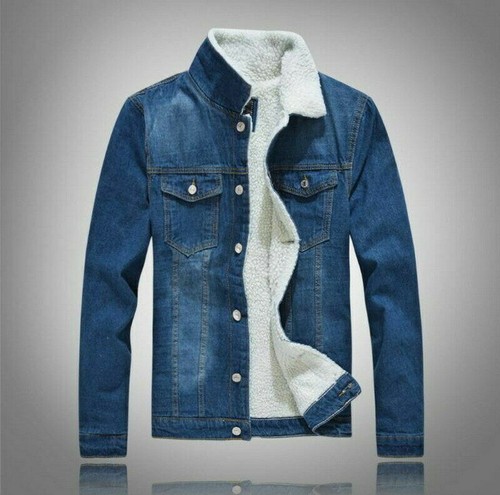 Mens denim winter - , thick