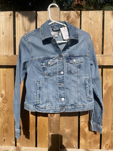 New look denim jacket - denim, size