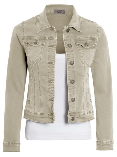 Womens fitted denim jacket - womens,