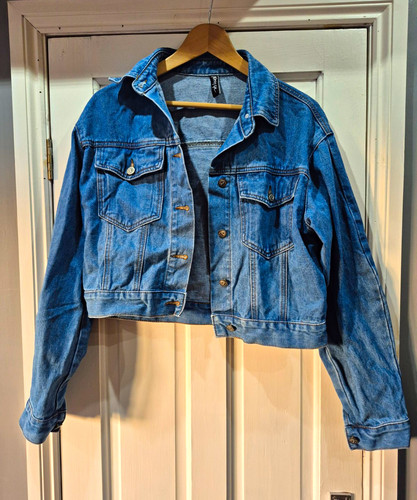 Nasty gal blue cropped denim - gal,