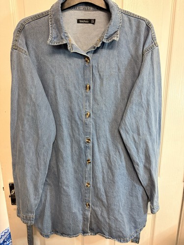 Boohoo womens blue denim - womens,