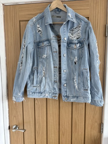 Ladies moto distressed - moto,