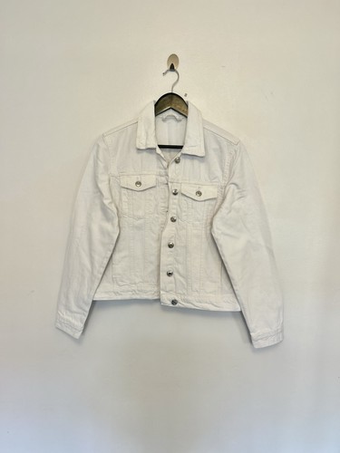 White denim jean - jacket, size