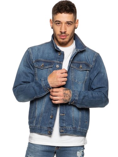 Enzo mens denim - denim, jacket