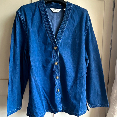 Orvis women blue cotton - orvis,