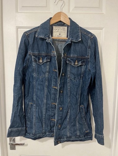 Next oversized denim jacket - denim,