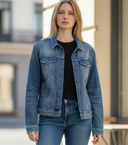 Women diesel jacket navy denim - diesel,