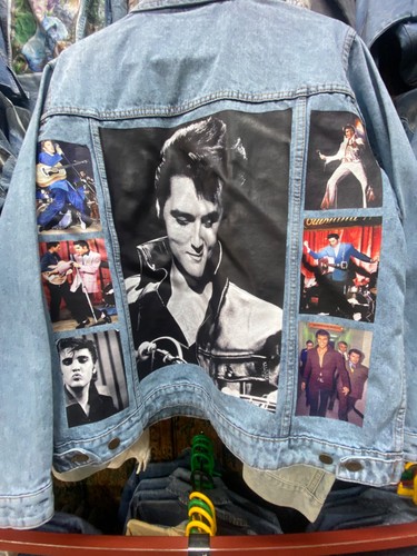 Denim jacket elvis - jacket,