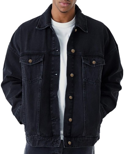 Mens oversized black denim - mens,