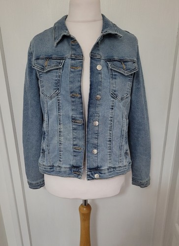 Papaya light blue denim jacket - blue,