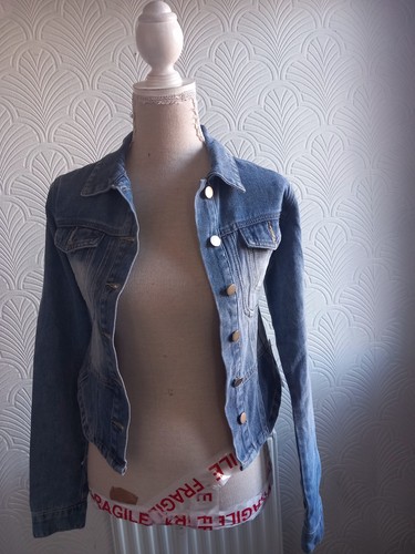 Denim short jacket - short,