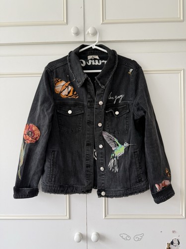 River island black denim - black,