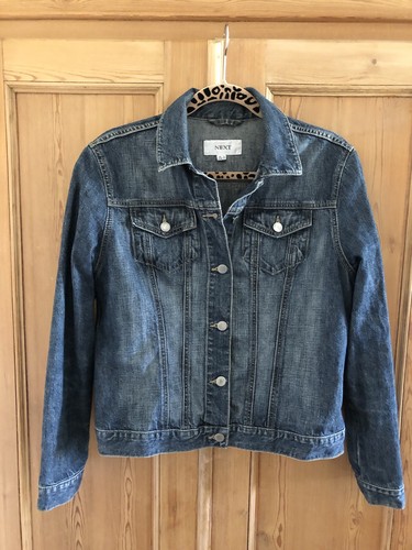 Next blue denim jacket pockets - denim,