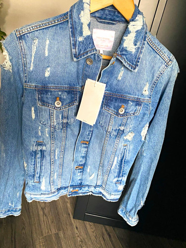 Zara women blue distressed - zara,