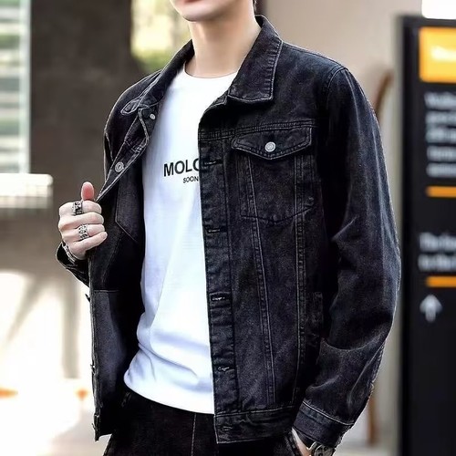 Men denim jacket - men's,