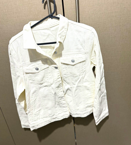 Womens white cropped denim - womens,