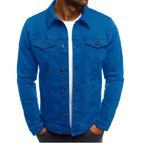 Mens denim jacket - denim, loose