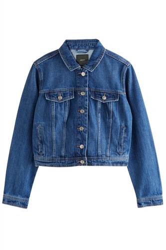 Next cropped denim jacket - next,