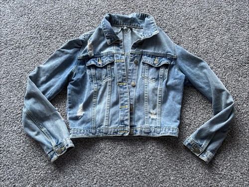 Ladies blue denim jacket from - blue,