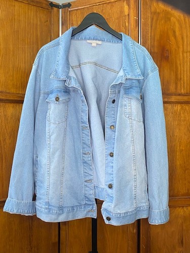 Woman within denim jacket - woman,