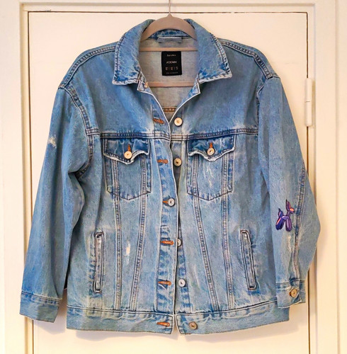 Bershka women blue denim - bershka,