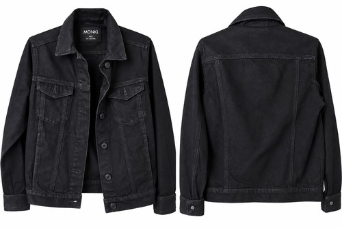 Monki black denim jacket - monki,