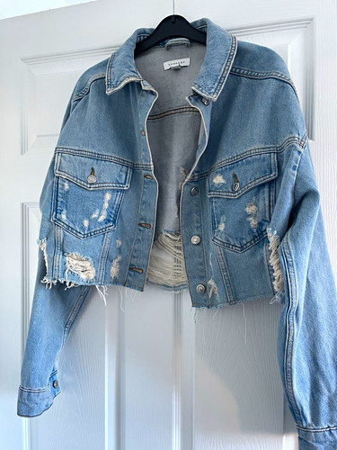 Topshop blue distressed - topshop,