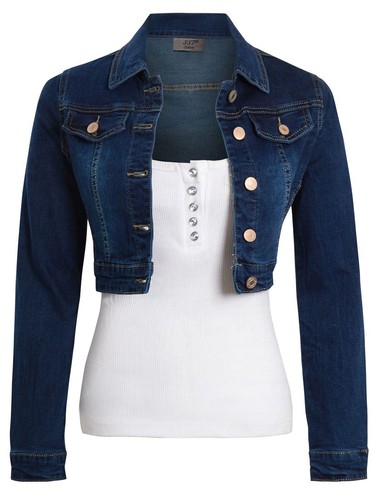 Womens indigo denim jacket - womens,