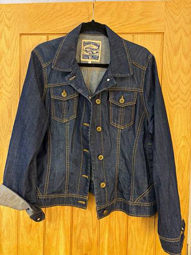 Next blue denim jean jacket - blue,