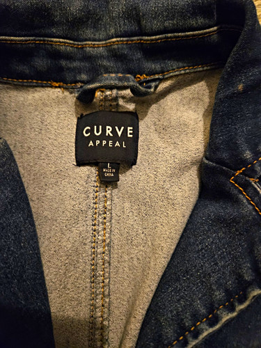 Curve appeal blue cotton denim - appeal,