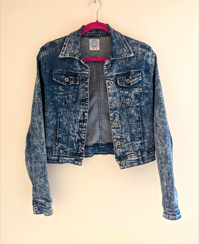 Y2k blue acid wash cotton - y2k,