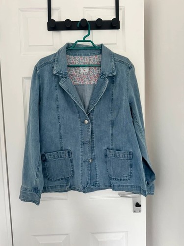 Country rose blue denim - country,