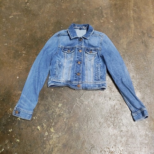 Y2k american eagle jean jacket - american,