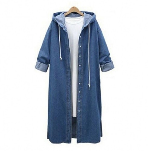 Womens long denim - womens, loose