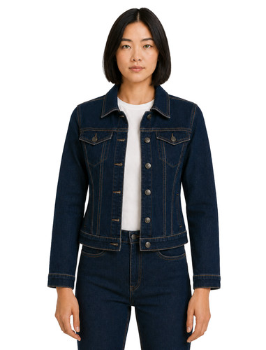 Women denim jean jacket - women's,