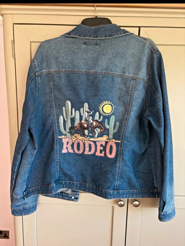 Women blue denim - denim, jacket