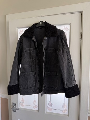 Ladies black denim divided - black,