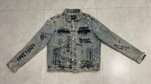Zara man distressed - man, xl