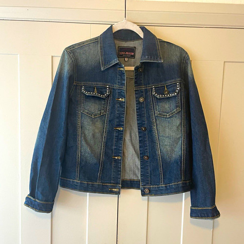 Xfn jeans denim jacket - xfn,