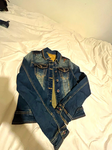Indigo women blue - blue, studded