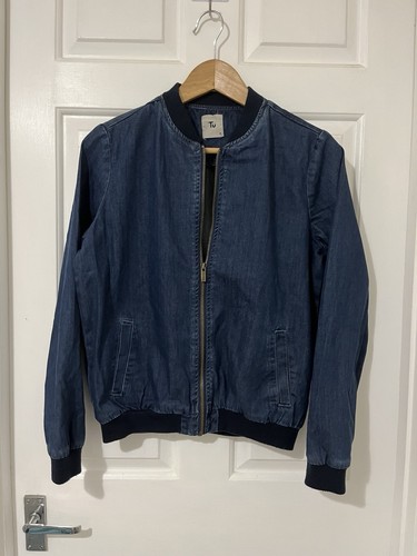 Blue denim bomber jacket uk - blue,