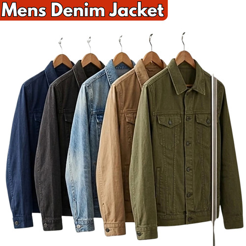 Mens denim jacket classic - mens,