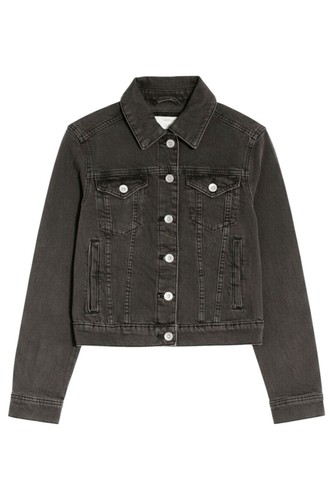 Coloured boxy denim jacket - coloured,