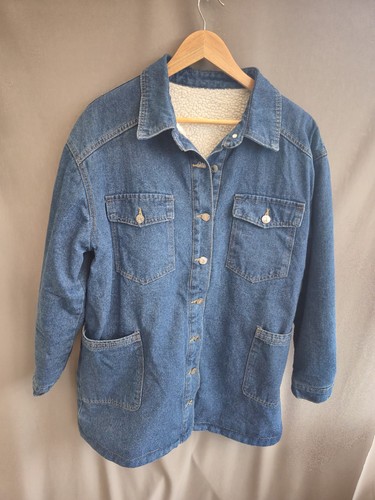 Denim fleece lined - denim, coat