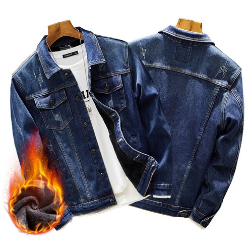 Thicken men denim - thicken, jacket